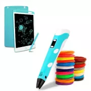 Набор для творчества 3D ручка 3D Pen-6 c LCD дисплеем + графический планшет + трафареты + 100 м пластика в комплекте