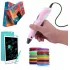 Набор для творчества 3D ручка 3D Pen-6 c LCD дисплеем + графический планшет + трафареты + 100 м пластика в комплекте