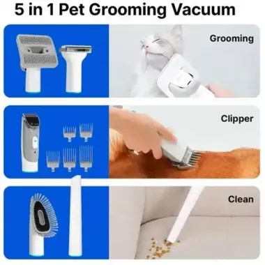 Набор для ухода и груминга с пылесосом PetChois GV1