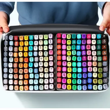 262 шт Набор двусторонних скетч-маркеров для рисованияTouch на спиртовой основе 262 шт Набор двусторонних скетч-маркеров для рисованияTouch на спиртовой основе