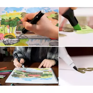 36 шт Набор двусторонних скетч-маркеров для рисованияTouch на спиртовой основе