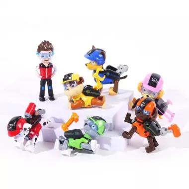Набор фигурок из мультика Щенячий патруль 6050A 7 персонажей