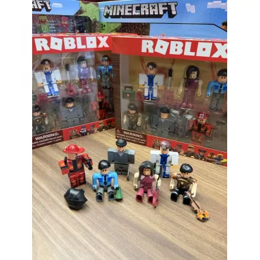 Набор коллекционных фигурок с аксессуарами Roblox Legends 6 фигурок Профессии