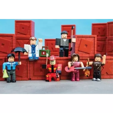 Набор коллекционных фигурок с аксессуарами Roblox Legends 6 фигурок Профессии