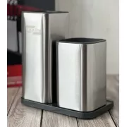 Набор кухонных ножей и принадлежностей Zep-Line ZP-047 на подставке 17 предметов