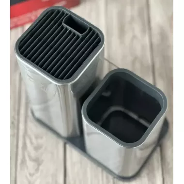 Набор кухонных ножей и принадлежностей Zep-Line ZP-047 на подставке 17 предметов Набор кухонных ножей и принадлежностей Zep-Line ZP-047 на подставке 17 предметов