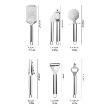 Набор кухонных принадлежностей 20 предметов с тройной подставкой Набор кухонных принадлежностей 20 предметов с тройной подставкой