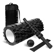 Набір масажних роликів для глибокого масажу м'язів та фітнесу/ Набір 4 в 1 для тренувань