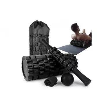 Набір масажних роликів для глибокого масажу мязів та фітнесу/ Набір 4 в 1 для тренувань