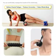 Набір масажних роликів для глибокого масажу м'язів та фітнесу/ Набір 4 в 1 для тренувань