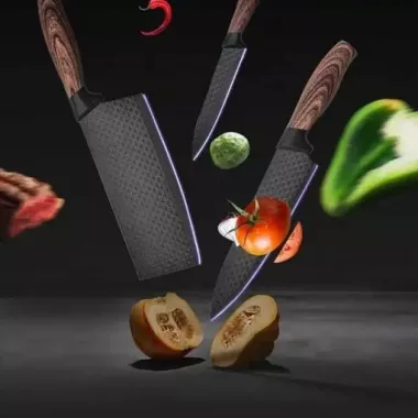 Набор кухонных ножей Kitchen utensils AND HA-177 HP227 Набор кухонных ножей Kitchen utensils AND HA-177 HP227