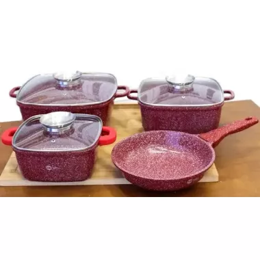 Набор посуды Bellmax Cookware Set BM-132 RED
