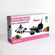 Набор посуды Dessini (13 предметов) Кухонный комплект посуды для дома