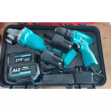 Набір акумуляторних інструментів Болгарка AG24/125 та Шуруповерт 12 B Набір акумуляторних інструментів Болгарка AG24/125 та Шуруповерт 12 B