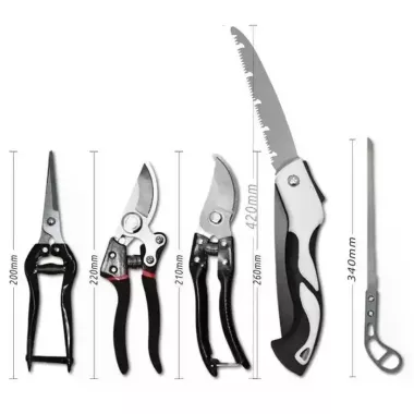 Набор садовых инструментов Garden Set SK-5 – секаторы, чем для прививки, прививочный набор, инструменты для обрезки деревьев и кустов