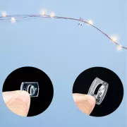 Набор самоклеящихся крючков 1,3х1,8 см для гирлянд и декора, не оставляют следов (20шт)