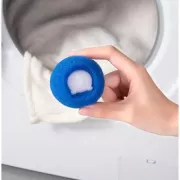 Многоразовые шарики для стирки мячики против шерсти животных ворса волос Korni 2 шт