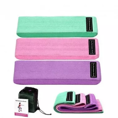 Набор тканевых фитнес резинок Luting Hip Resistance Bands 3 штуки