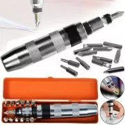 Набор ударных отверток 14 предметов с переходником и битами, ударно-поворотная отвертка 1/2