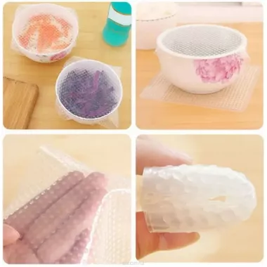Силиконовые пленки-крышки Stretch and Fresh Силиконовые пленки-крышки Stretch and Fresh