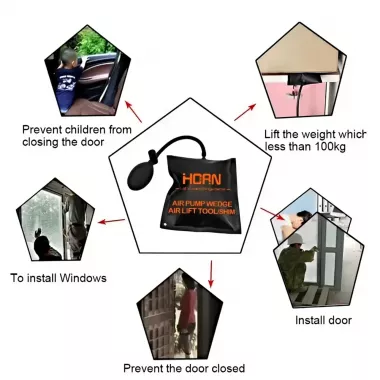 Надувная монтажная подушка-клин для выравнивания дверей и окон HORN