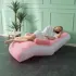 Надувной диван с подлокотниками Inflatable Sofa / Портативное складное кресло для дома, дачи, туризма и отдыха, 140х85х80 см Надувной диван с подлокотниками Inflatable Sofa / Портативное складное кресло для дома, дачи, туризма и отдыха, 140х85х80 см