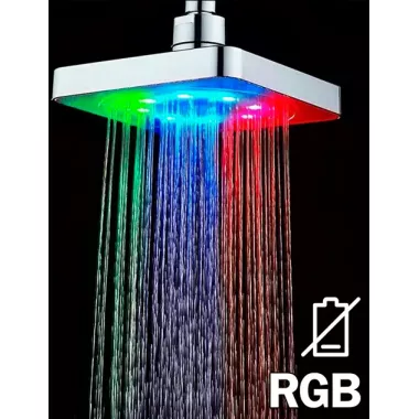 Насадка для душа с LED подсветкой RGB LED SHOWER Светодиодная Лейка Насадка для душа с LED подсветкой RGB LED SHOWER Светодиодная Лейка