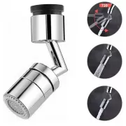 Насадка на кран Water для смесителя. Аэратор поворотная головка на 720 градусов с 2 режимами изогнутый вращающийся