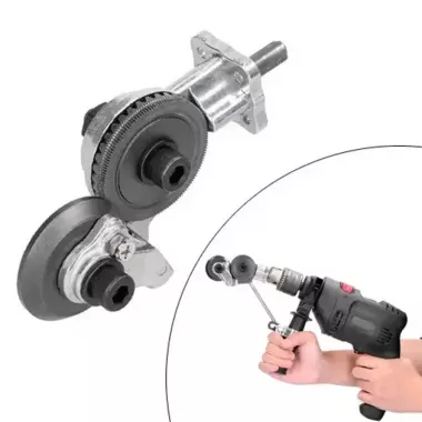 Насадка ножницы на дрель для резки металла / Строительные ножницы на дрель или шуруповерт Насадка ножницы на дрель для резки металла / Строительные ножницы на дрель или шуруповерт