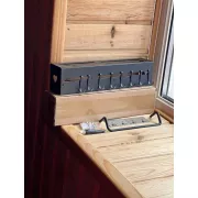 Настенная многофункциональная стойка для хранения кухонных принадлежностей 30 см