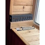 Настенная многофункциональная стойка для хранения кухонных принадлежностей 30 см