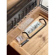 Настенная многофункциональная стойка для хранения кухонных принадлежностей 30 см