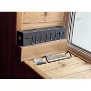 Настенная многофункциональная стойка для хранения кухонных принадлежностей 30 см