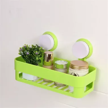 Настенная подставка для мыла шампуни губки на присосках LY-571