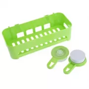 Настінна підставка для мила губки шампуні на присосках LY-571