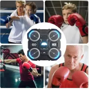 Настенный боксерский тренажер / музыкальная машина-тренажер с подсветкой (4 цели) + перчатки