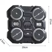 Настенный боксерский тренажер / музыкальная машина-тренажер с подсветкой (4 цели) + перчатки