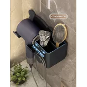 Настінний тримач полиця для фена та штекера Storage Shelf