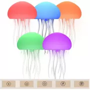 Настольная лампа ночник в виде медузы с движениями, оборотами и цветопередачей RGB