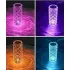 Настольная лампа Роза с пультом RGB Crystal Rose. Проекционный светильник-торшер ночник rose diamond table lamp кристалл