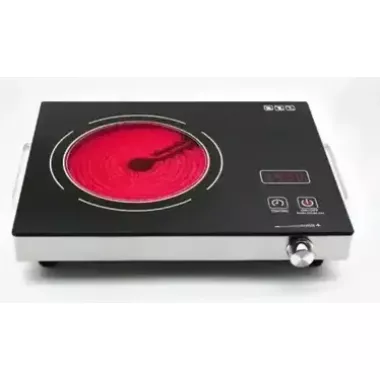 Настольная плита электрическая сенсорная инфракрасная одноконфорочная Zepline ZP-061 2200 Вт Настольная плита электрическая сенсорная инфракрасная одноконфорочная Zepline ZP-061 2200 Вт