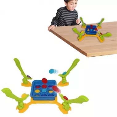 Настольная игра для семьи, 52 фишки Tic Tac & Stack / Детская игра интерактивная