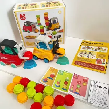 Настольная игра на логику и координацию Соревнования погрузчиков 202Y