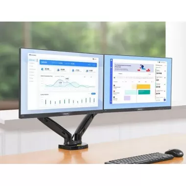 Настольное крепление для двух мониторов (кронштейн) 17-30 NB F160