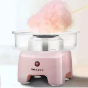 Аппарат для производства сахарной ваты Sokany 500W SK-520 розовый