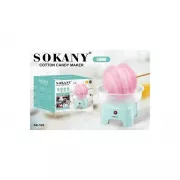 Аппарат для производства сахарной ваты Sokany 500W SK-520 розовый