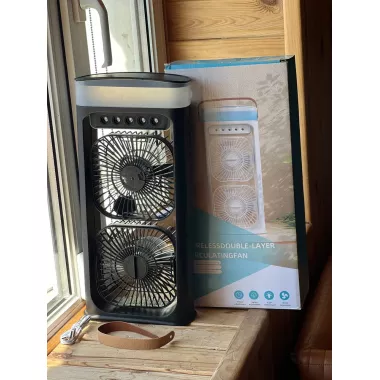 Настольный вентилятор-увлажнитель с 3 режимами тумана и водяным охлаждением и 180 LY-938