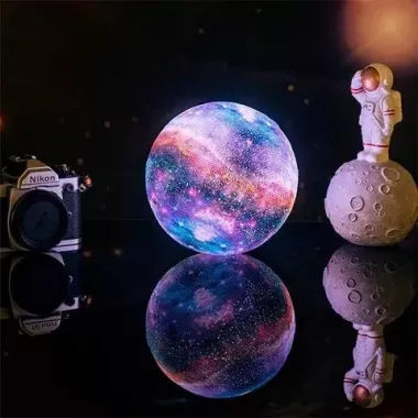 Ночник лампа сенсорный 3D космос Moon-light