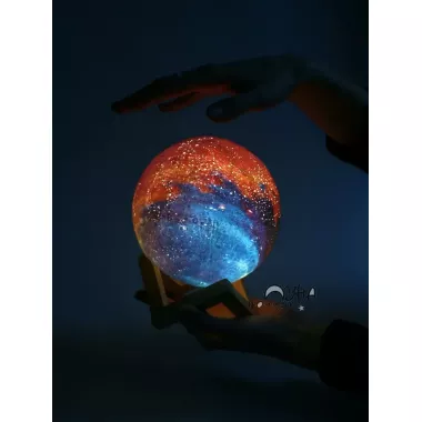 Ночник лампа сенсорный 3D космос Moon-light