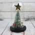 Ночник новогодняя елка в стеклянной колбе gold star